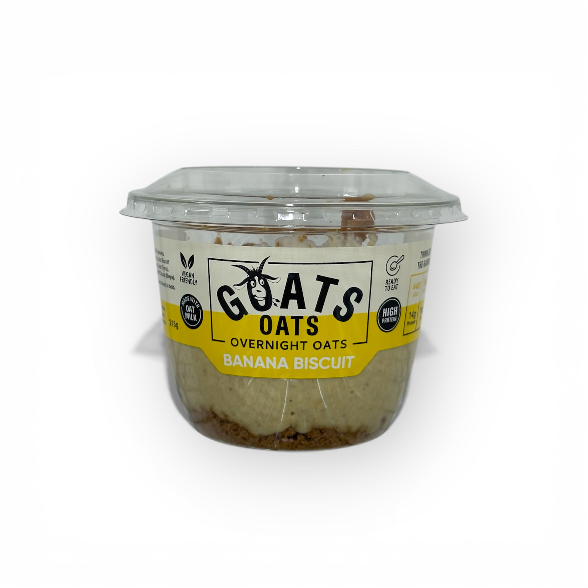 GOATS Banana Biscuit overnight oats