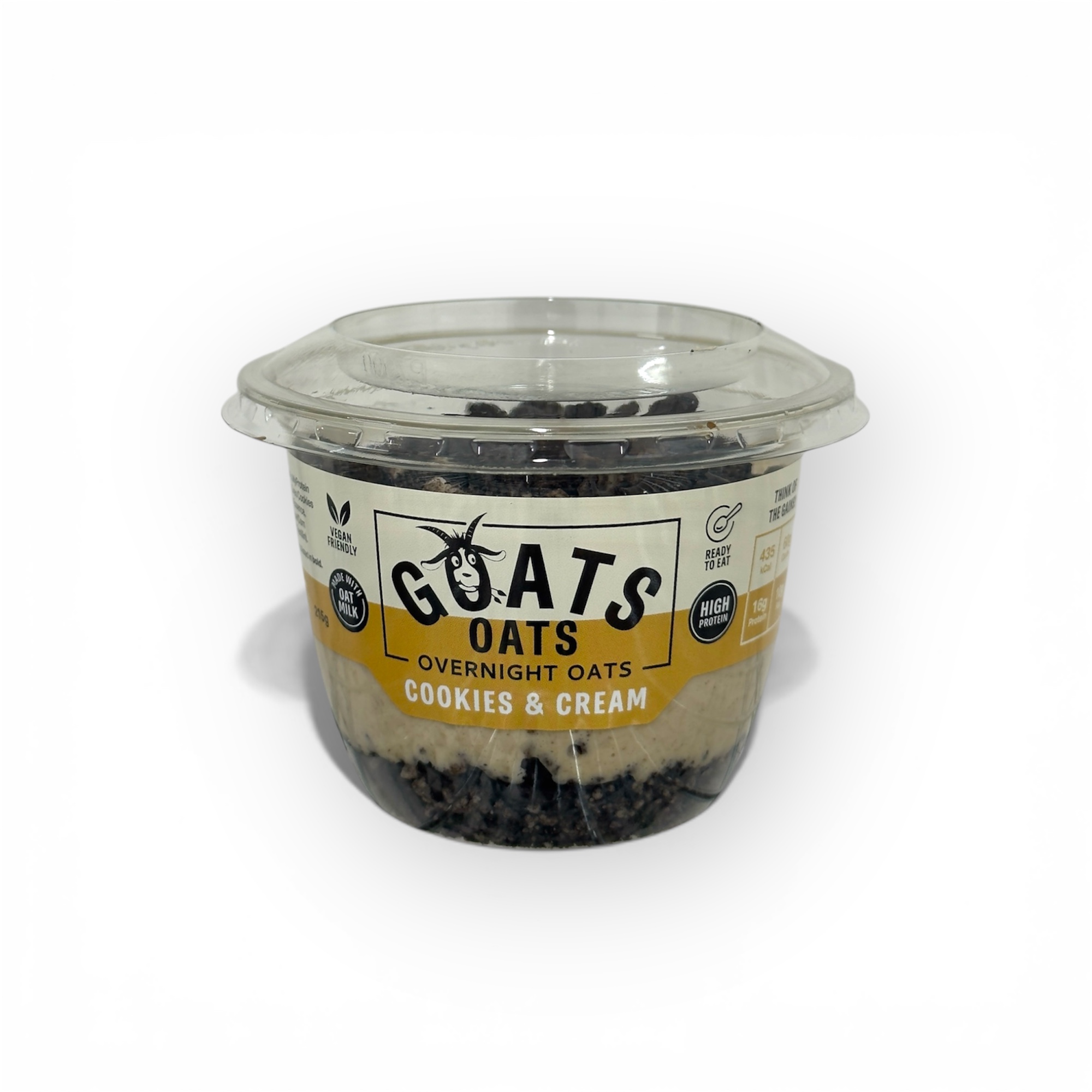 GOATS Cookies & Cream overnight oats